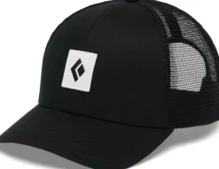 Black Diamond Men's Trucker Hat Black-black-white Icon Patch