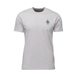 Black Diamond M Heritage Alpinist Ss Tee Nickel Heather
