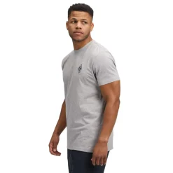 Black Diamond M Heritage Alpinist Ss Tee Nickel Heather
