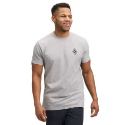 Black Diamond M Heritage Alpinist Ss Tee Nickel Heather