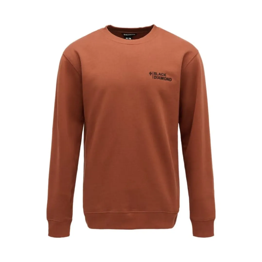 Black Diamond M Mini Stacked Crewneck Clay