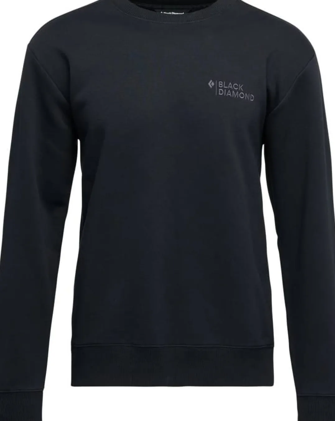 Black Diamond M Mini Stacked Crewneck Black