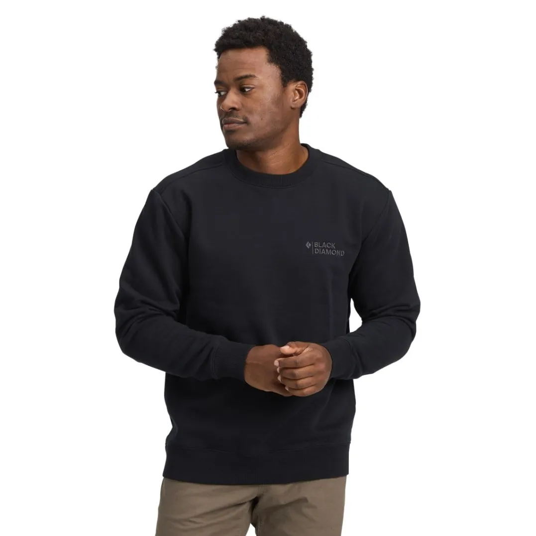 Black Diamond M Mini Stacked Crewneck Black