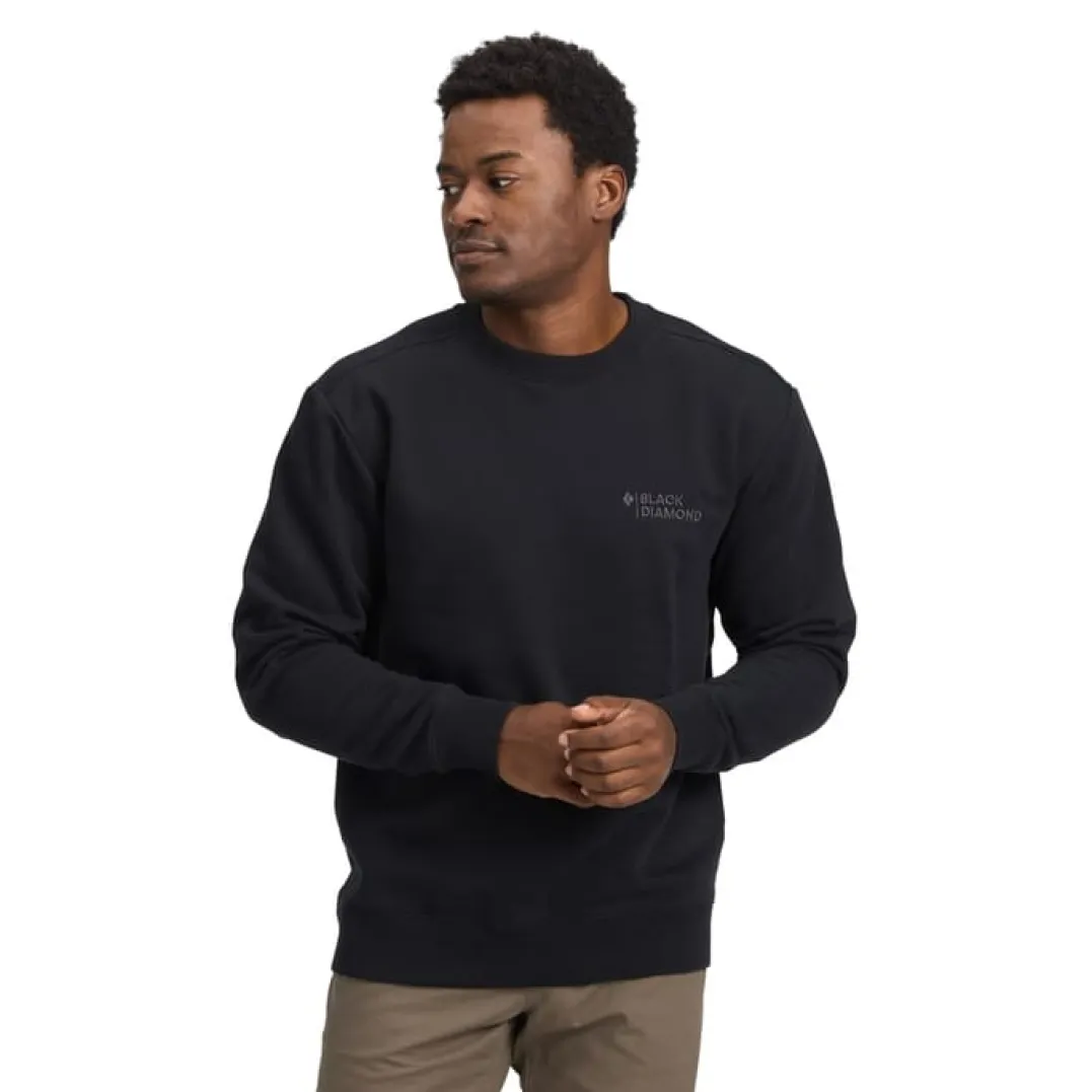 Black Diamond M Mini Stacked Crewneck Black