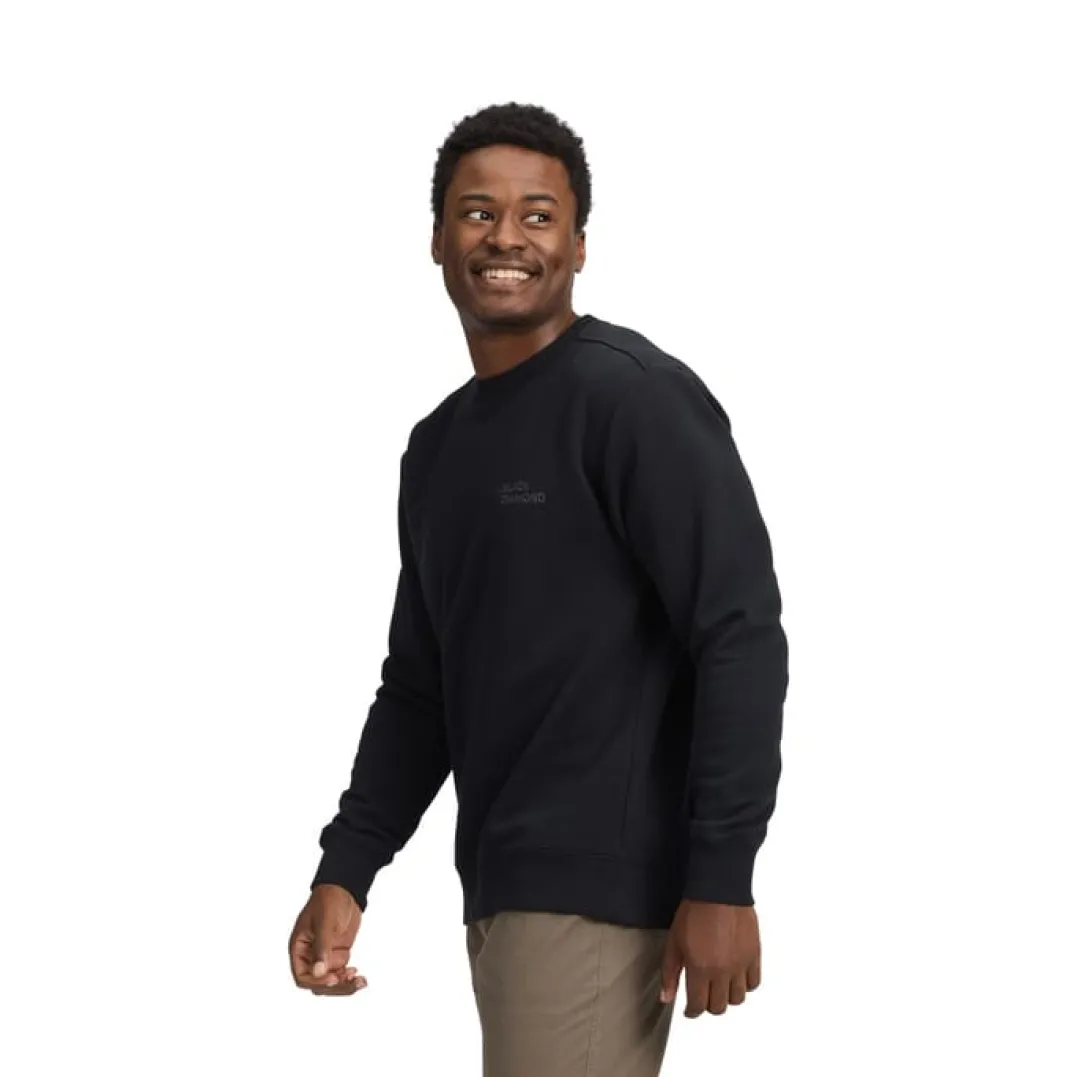 Black Diamond M Mini Stacked Crewneck Black