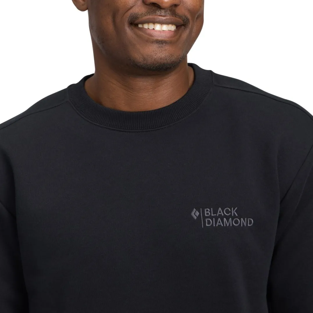 Black Diamond M Mini Stacked Crewneck Black
