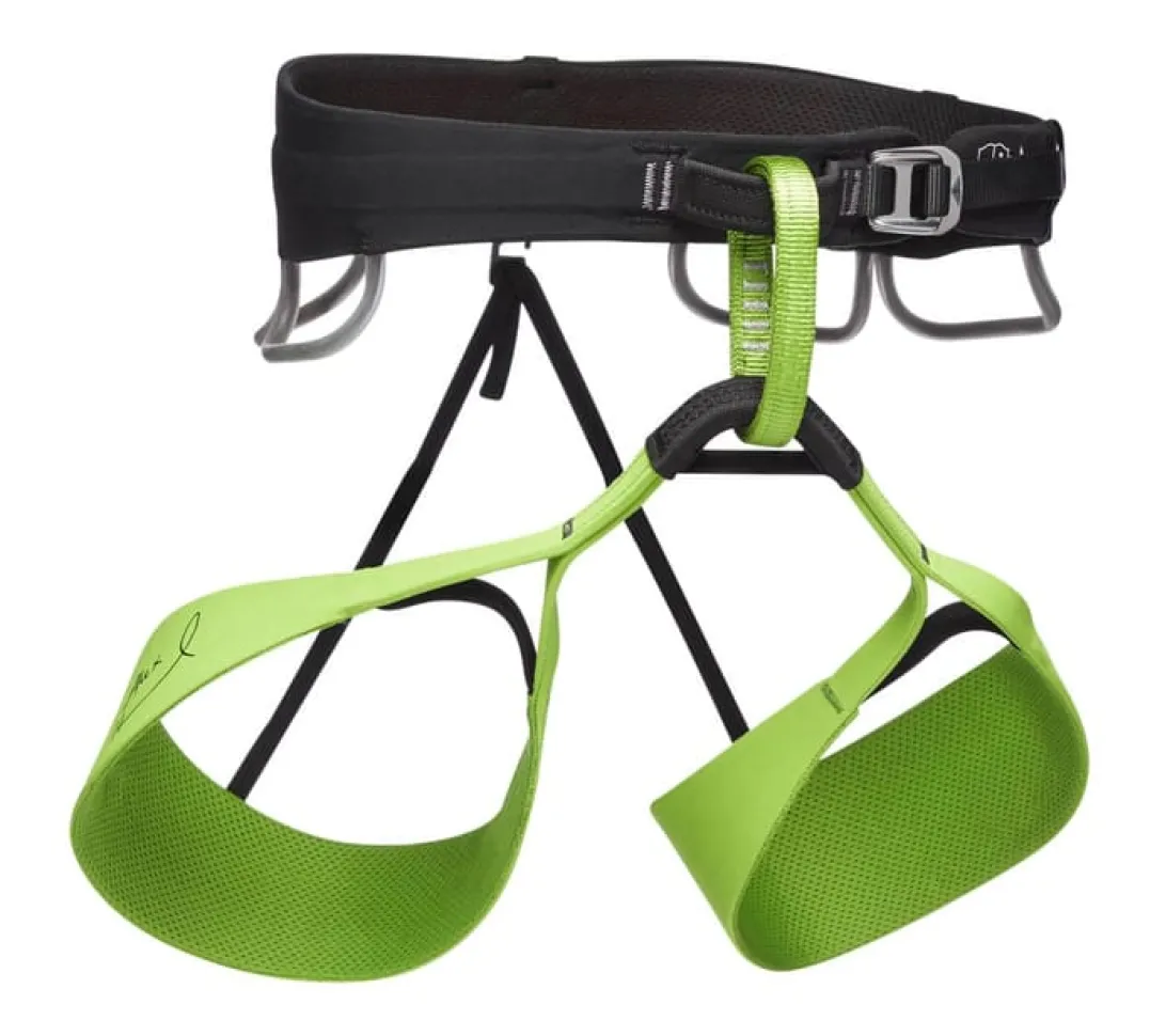 Black Diamond Solution Harness-Honnold Edtn Verde