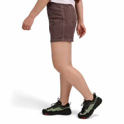 Black Diamond W Dirtbag Corduroy Shorts Dark Mauve