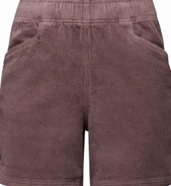 Black Diamond W Dirtbag Corduroy Shorts Dark Mauve