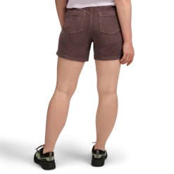 Black Diamond W Dirtbag Corduroy Shorts Dark Mauve