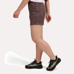 Black Diamond W Dirtbag Corduroy Shorts Dark Mauve