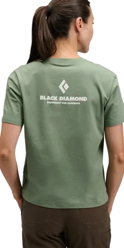 Black Diamond W Equipment For Alpinist SS Tee Laurel Green