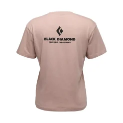 Black Diamond W Equipment For Alpinist SS Tee Pale Mauve