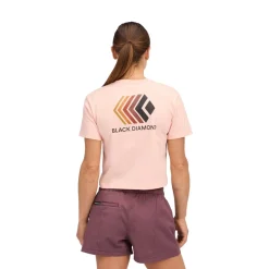 Black Diamond Women's Faded Crop SS Tee Alpine Sunrise