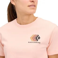 Black Diamond Women's Faded Crop SS Tee Alpine Sunrise