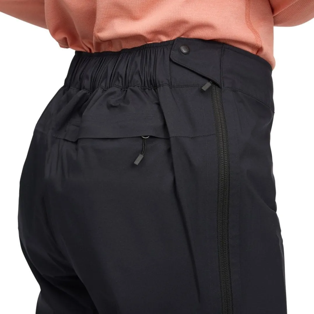 Black Diamond Women's Fineline Stretch Full Zip Pants Black