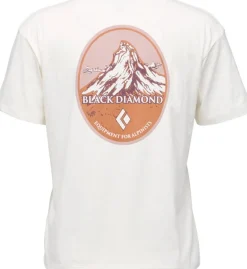 Black Diamond Women's Heritage Badge Short Sleeve Tee Off White