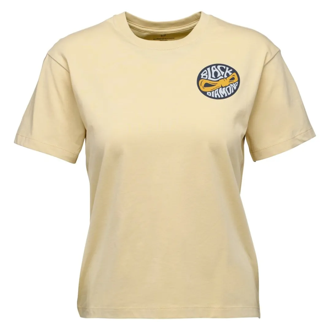 Black Diamond W Rope Badge SS Tee White Oak