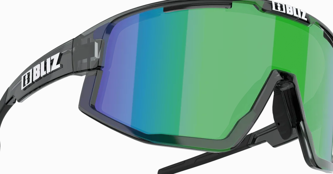 Bliz Fusion Crystal Black/Brown with Green Multi