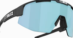 Bliz Matrix Matt Black/Smoke with Ice Blue Multi