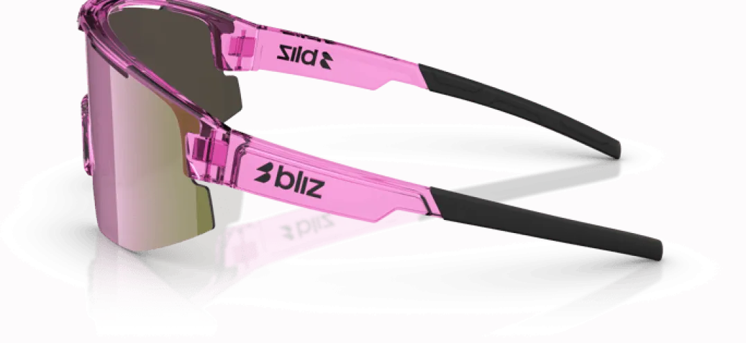 Bliz Matrix Small Transparant Pink/Brown W Rose Multi
