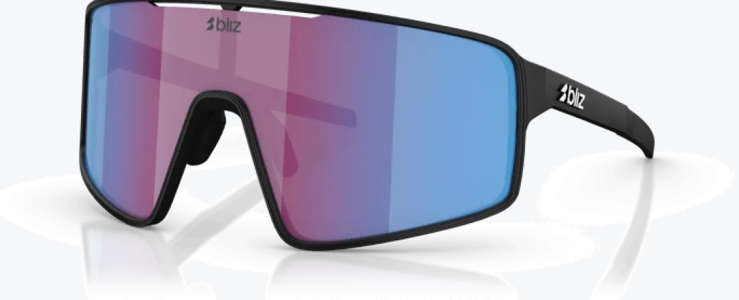 Bliz P001 Matt Black/Begonia - Violet W Blue Multi