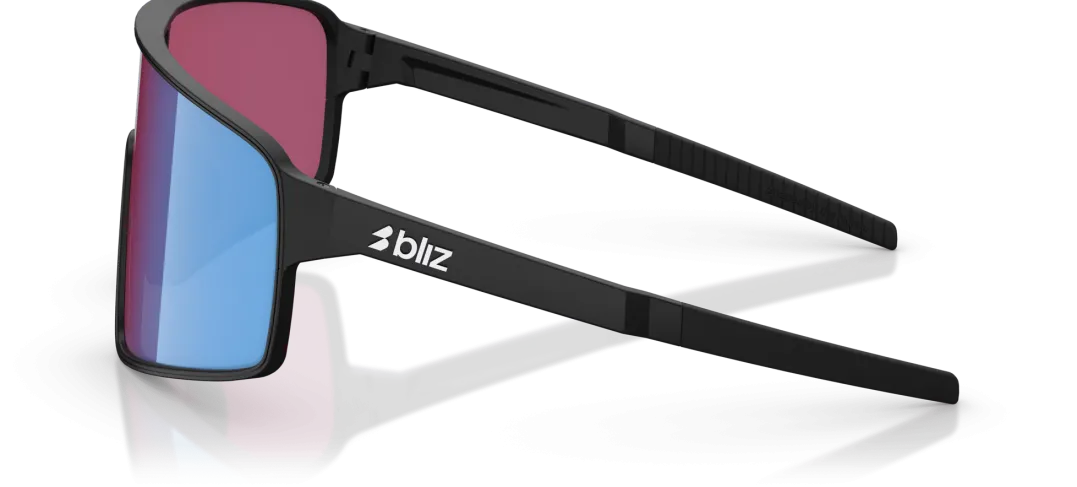 Bliz P001 Matt Black/Begonia - Violet W Blue Multi