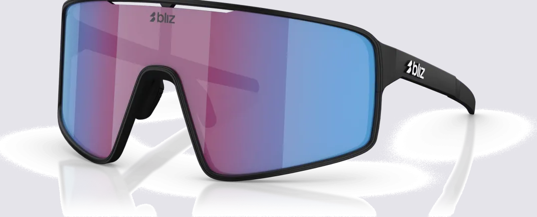 Bliz P001 Matt Black/Begonia - Violet W Blue Multi