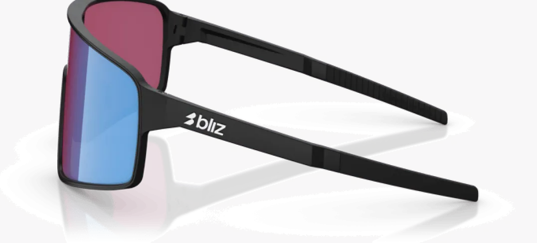 Bliz P001 Matt Black/Begonia - Violet W Blue Multi
