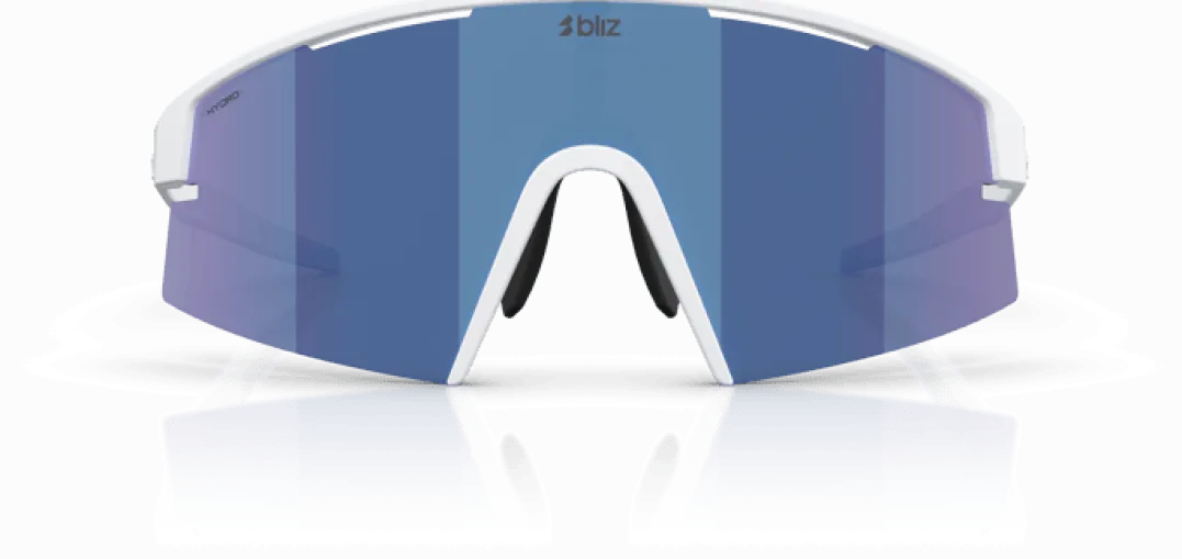 Bliz P006 Matte White/Smoke W Blue Multi