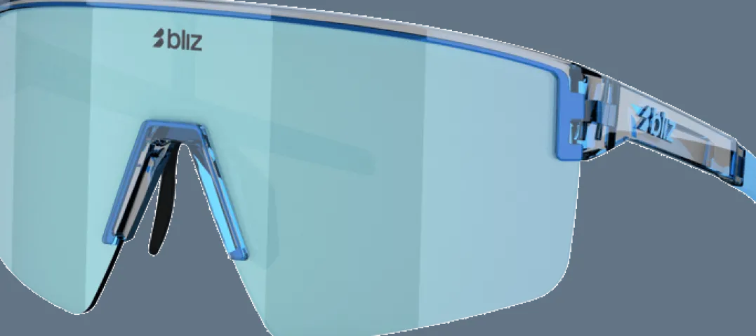 Bliz P004 Transparent Blue/Smoke W Ice Blue Multi