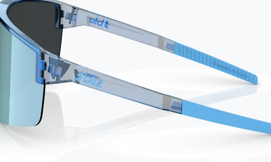 Bliz P004 Transparent Blue/Smoke W Ice Blue Multi