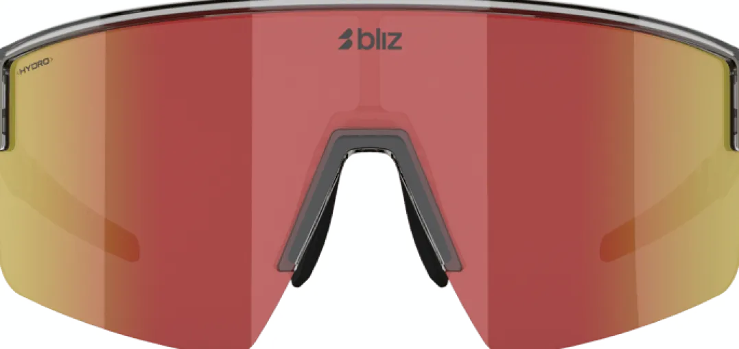 Bliz P004 Transparent Dark Grey/Brown W Red Multi
