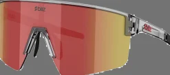 Bliz P004 Transparent Dark Grey/Brown W Red Multi