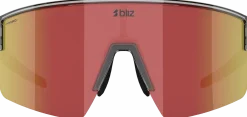 Bliz P004 Transparent Dark Grey/Brown W Red Multi