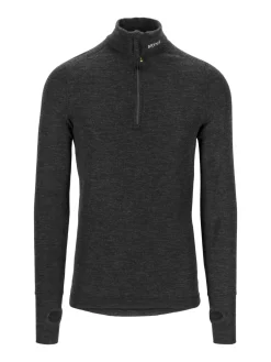 Brynje Arctic Zip Polo W/Inlay Charcoal