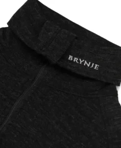 Brynje Arctic Zip Polo W/Inlay Black