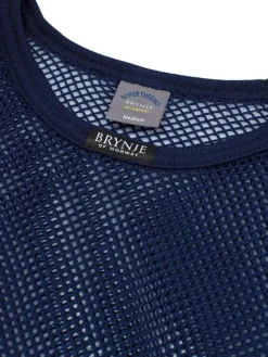 Brynje Unisex Super Thermo Shirt with Shoulder Inlay Navy
