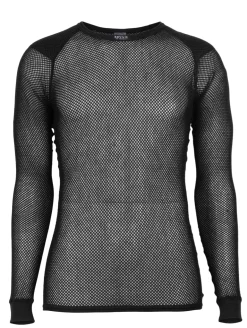 Brynje Unisex Super Thermo Shirt with Shoulder Inlay Black