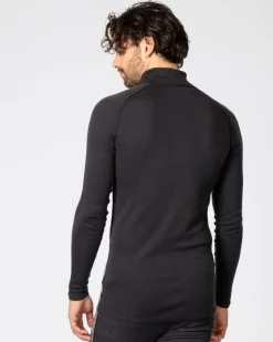 Bula Geo Merino Wool Halfzip Dgrey