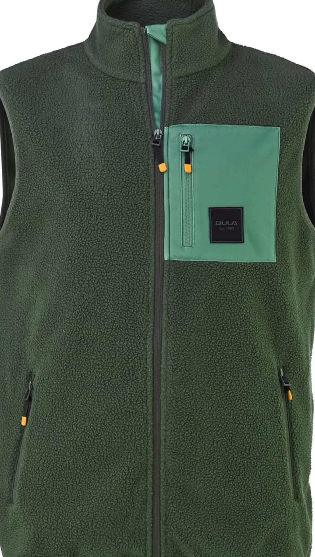 Bula Men's Basecamp Fleece Vest 2.0 Dolive
