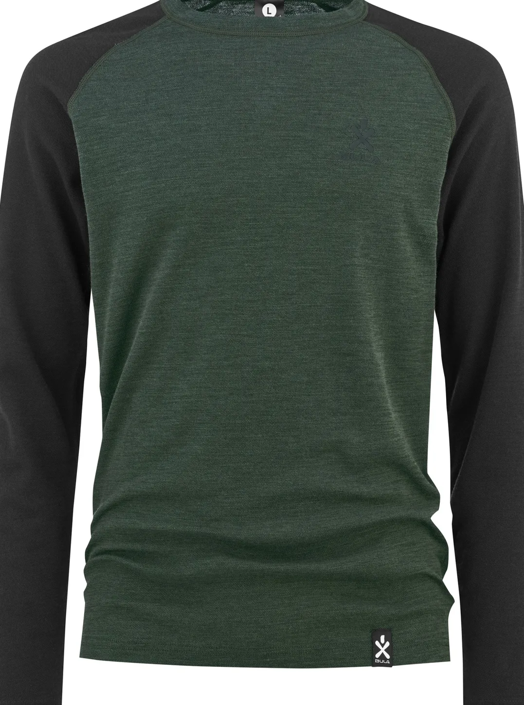 Bula Men's Norm Merino Wool Crew Black