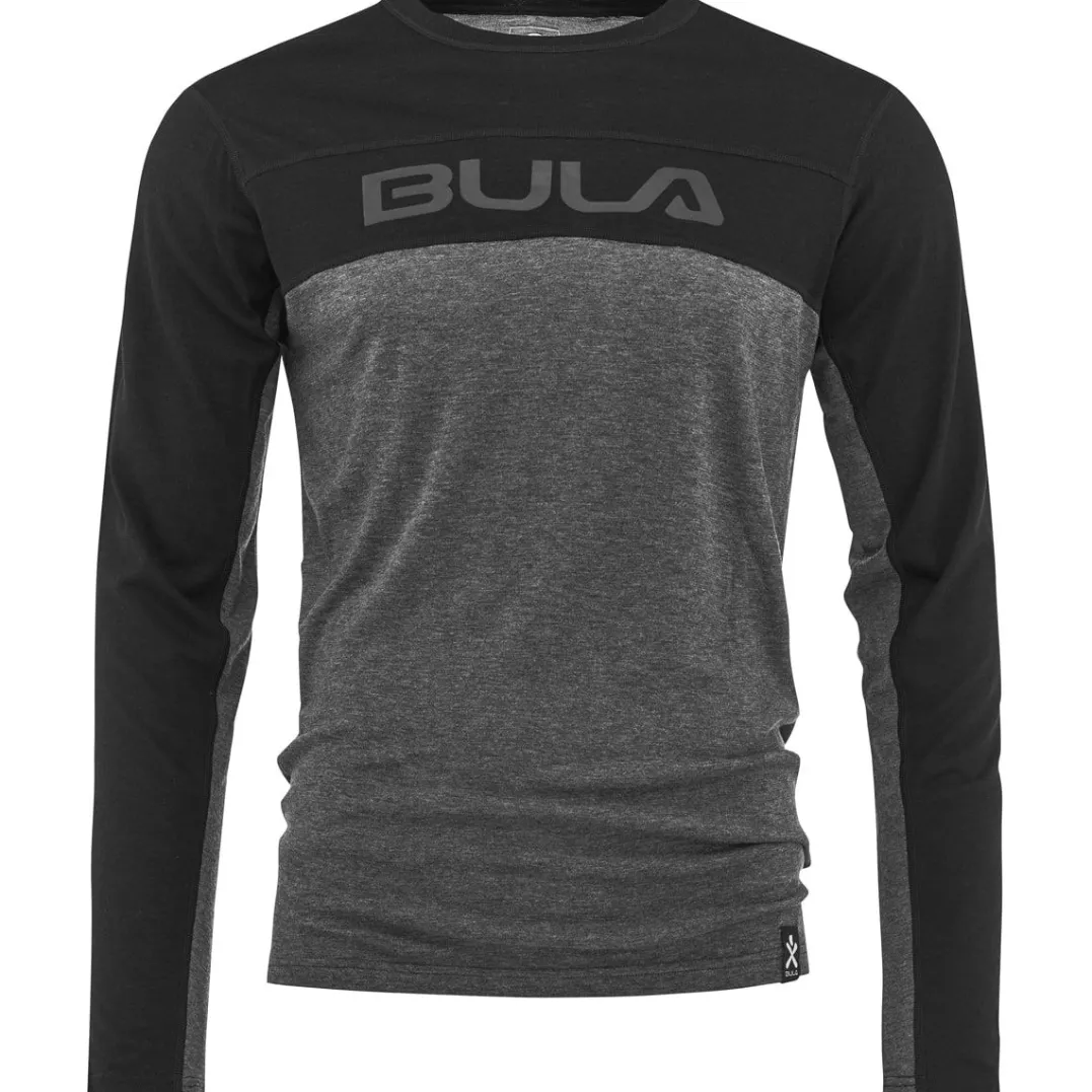 Bula Men's Retro Merino Wool Crew Black