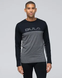 Bula Men's Retro Merino Wool Crew Black
