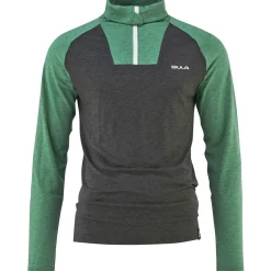 Bula Men's Retro Merino Wool Halfzip Sweater Ivy