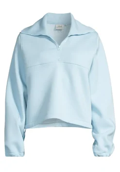 Casall Easy Half Zip Sweater Dream Blue