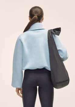 Casall Easy Half Zip Sweater Dream Blue