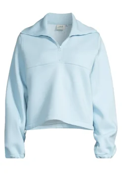 Casall Easy Half Zip Sweater Dream Blue