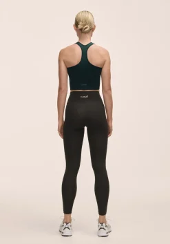 Casall Overlap High Waist Tights Black