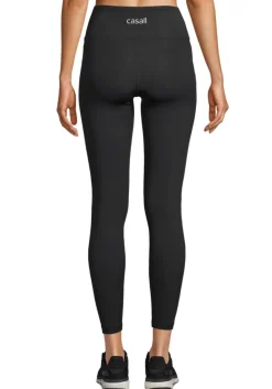 Casall Overlap High Waist Tights Black